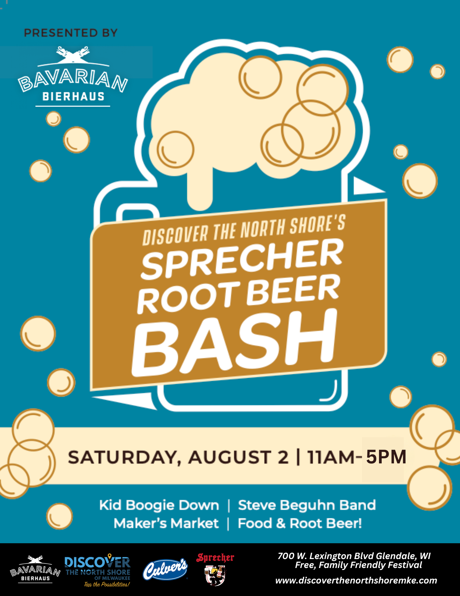 Root Beer Bash with logos